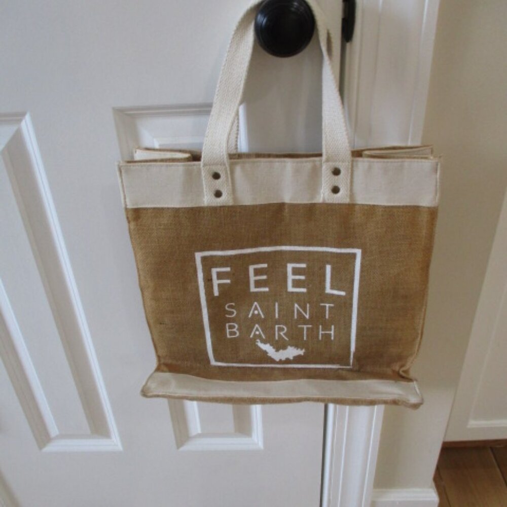 FEEL Saint Barth Straw Beach Bag